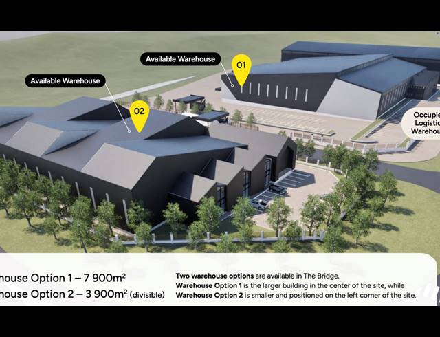 7,900M² WAREHOUSE TO LET IN KLAPMUTS